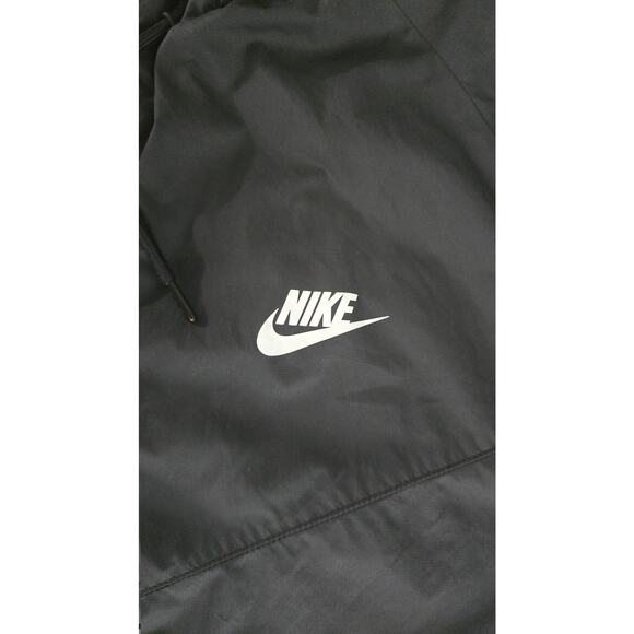 Nike Black Full-Zip Windbreaker Hoodie – Men’s Size XL - Picture 2 of 3